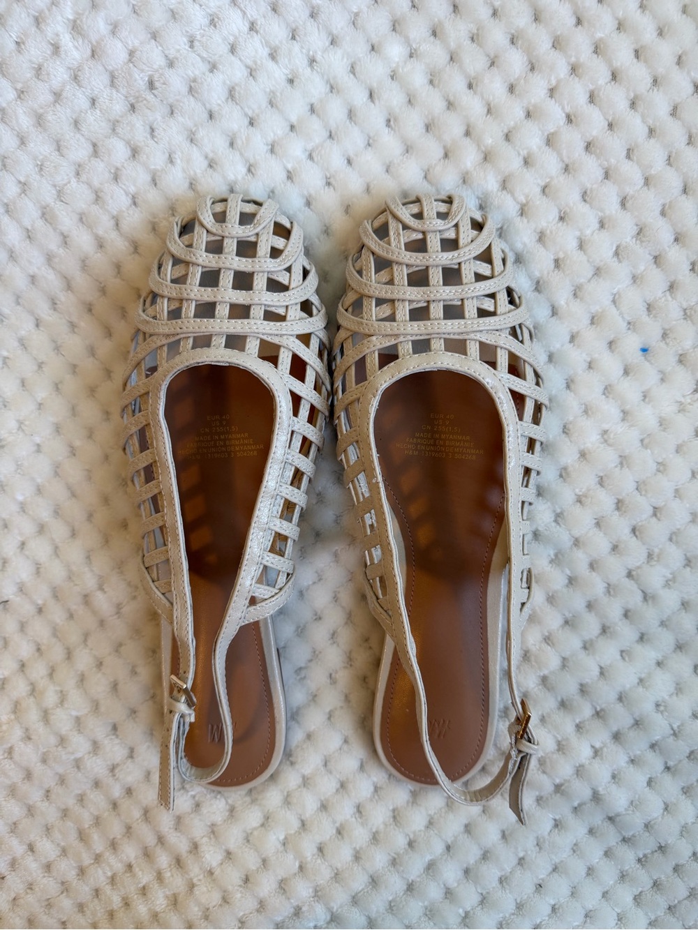 Woven Slingback Flats